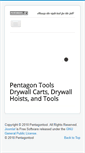 Mobile Screenshot of pentagontool.com